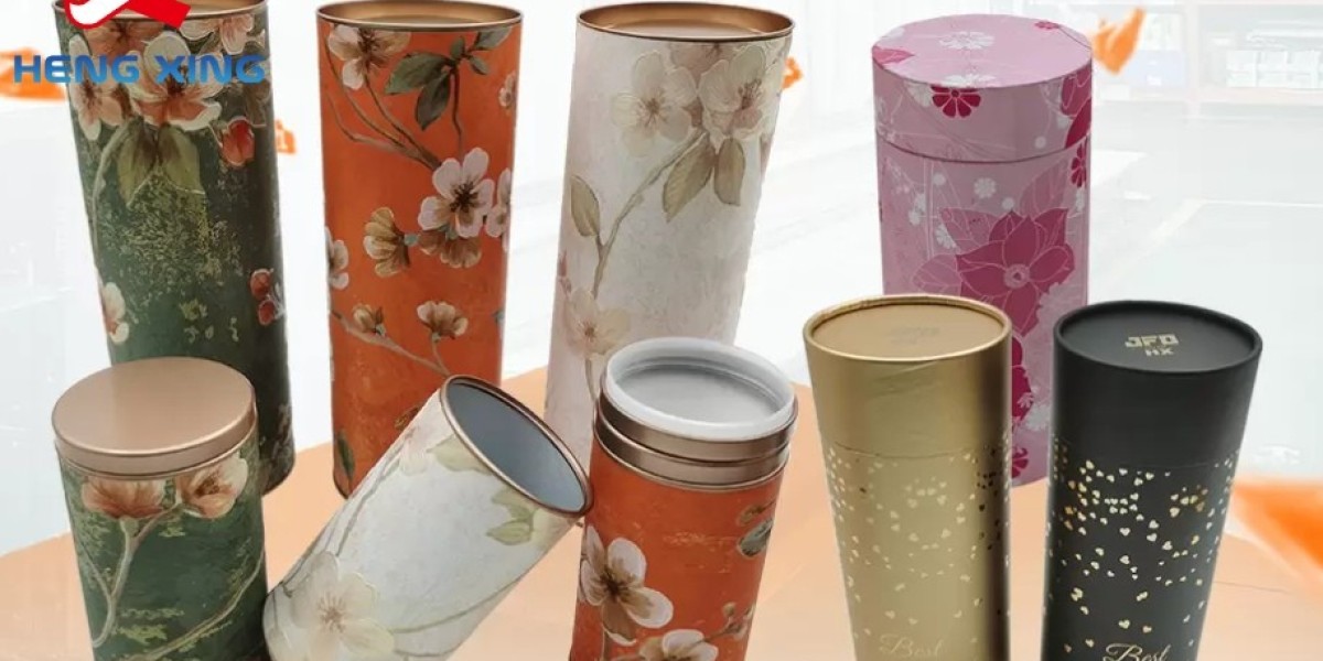 Customized Cylindrical Carton Boxes Made from Renewable Cardboard Materials