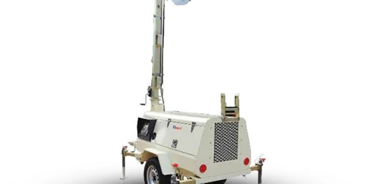High-Performance 4TN4000 Metal Halide Mobile Light Tower for Outdoor Applications